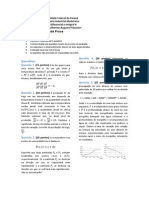 Prova 2 de Cálculo II - Engenharia Industrial Madeireira - UFPR