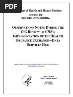 HHS IG Observations On The Health Care Data Hub