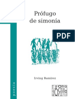 Irving Ramírez - Prófugo de Simonía