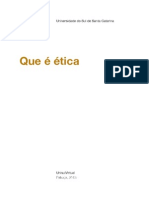 Que É Ética - Material Didático - Livro Completo PDF