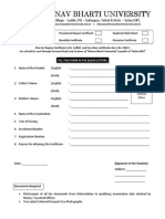 Certificate Issue Form
