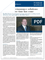 Enterprise Reinsurance Solutions An Idea Whose Time Has Come