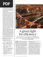 A Green Light for Efficiency
