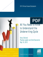 Understand Underwriting Cycle-NCCI AIS 2013