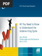 Understand Underwriting Cycle-NCCI AIS 2013