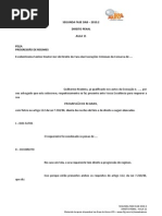 Modelo de Agravo em Execução e Progressão de Regime