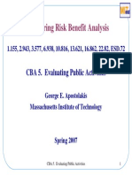 Engineering Risk Benefit Analysis: CBA 5. Evaluating Public Activities