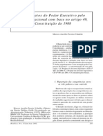 Sustação de actos do poder executivo pelo congresso nacional