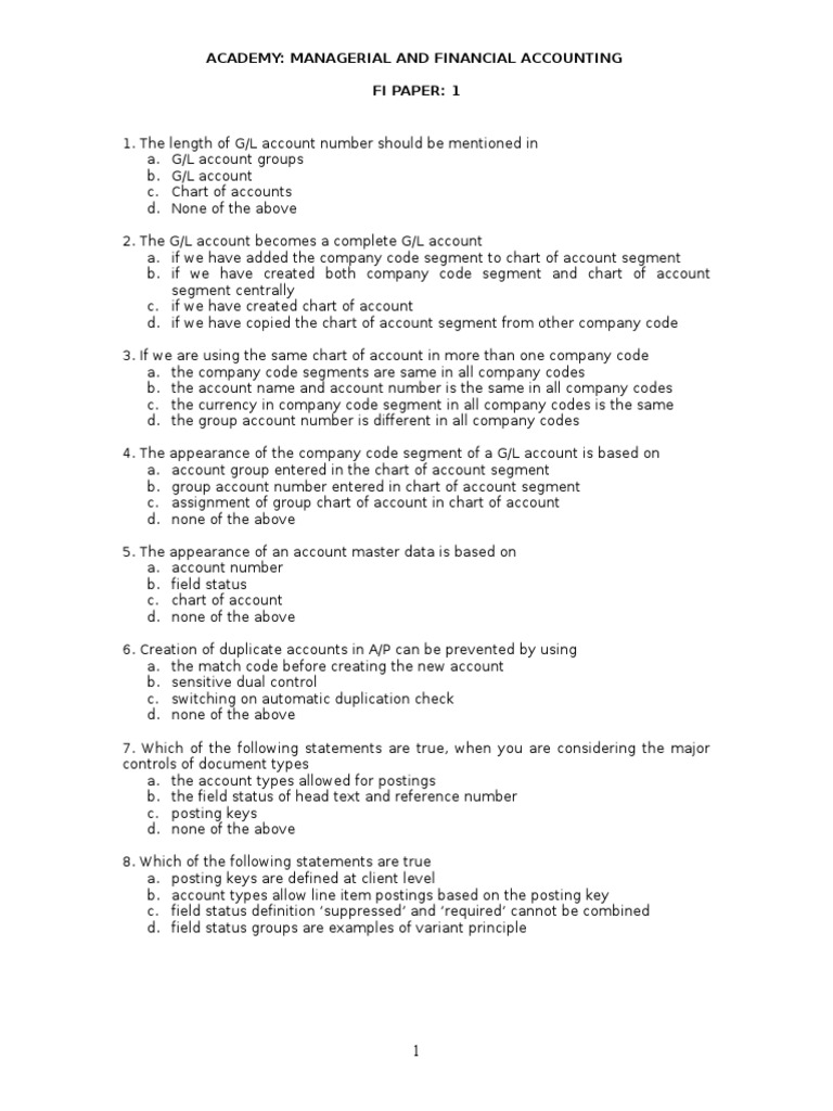 FICO Interview Questions Set 1 | PDF