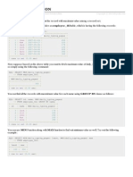 SQL Max Function PDF
