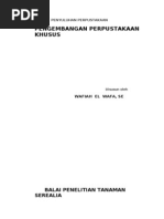Download Pengembangan perpustakaan khusus by akperyapenas21 SN176992550 doc pdf