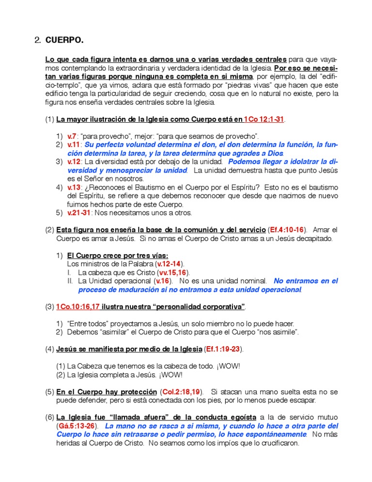 La Identidad y Función del Cuerpo de Cristo | PDF | Iglesia Católica ...