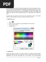 Cambiar color en AutoCAD: Guía rápida | PDF | Modelo de color Rgb | Color