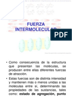 Fuerza Intermolecular