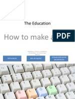 The Education-How to Make a Blog