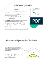 Gravitational potential of the Earth and geoid anomalies