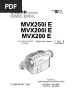 Canon Mvx250i Mvx200i e SM