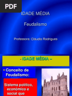 Feudalimo- PROF. Cláudia Rodrigues