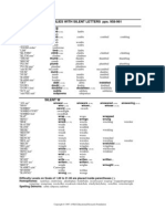 Miscellaneous Word Families With Silent Letters