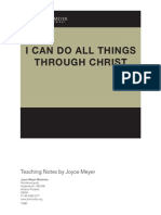 I Can Do All Things Through Christ Joyce Meyer
