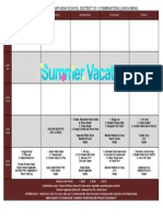 August 2013 Township High School District 211 Combination Lunch Menu