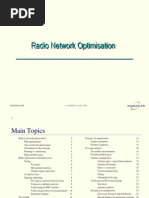 Radio Network Optimisation: Icn PLM Ca NP