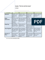 Role-Play Rubric