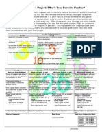 Prime Time Fav Number Task Sheet