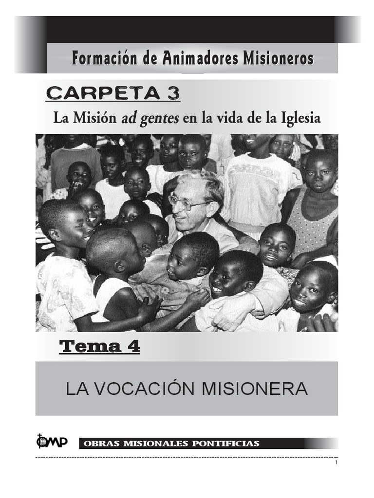 Vocación Misionera en la Iglesia | PDF | Misionero | Iglesia Católica