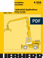 Technical Description Hydraulic Excavator Machine For Industrial Applications