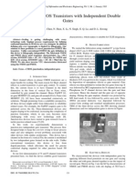 Junctionless CMOS Transistors With Independent Double Gates