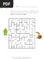 Maze Stpatricks