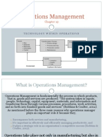 Operations Management Technology Presentation