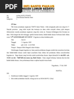 Surat Permohonan Dana Hut Ri 67