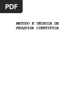 Metodos de Investigacao Cientifica