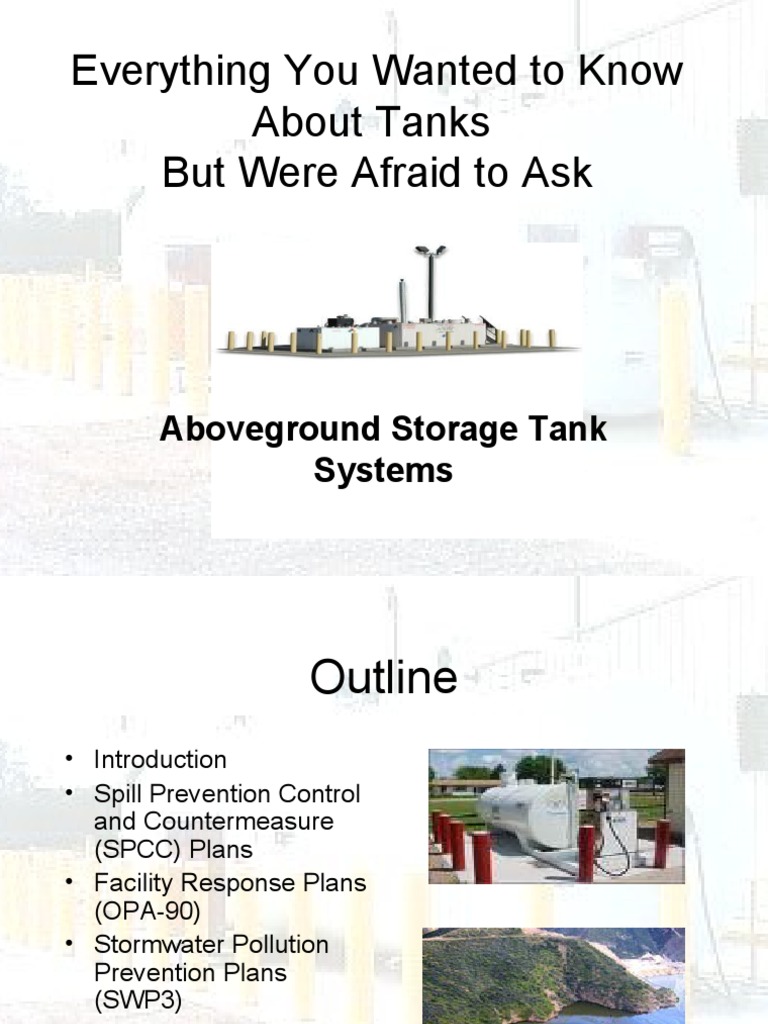 Everything You Wanted To Know About Tanks But - ASTs - Revisions | PDF