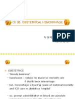 CH 35. Obstetrical Hemorrhage