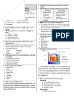 Manufacturing Technology - 1 2mark Question