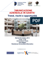 MCS CONV13 LConvegno “Comunicazione aziendale in sanità. Trend, rischi e opportunità”ocandina A4iu