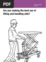 Download Use of Lifting and Handling Aids by HealthSafety SN17712152 doc pdf