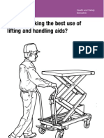 Use of Lifting and Handling Aids