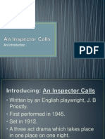 introduction to an inspector calls