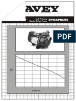 Self-priming pump chart