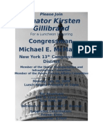 Senator Kirsten Gillibrand: Congressman Michael E. Mcmahon