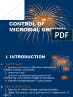 Control of Microbial Growth