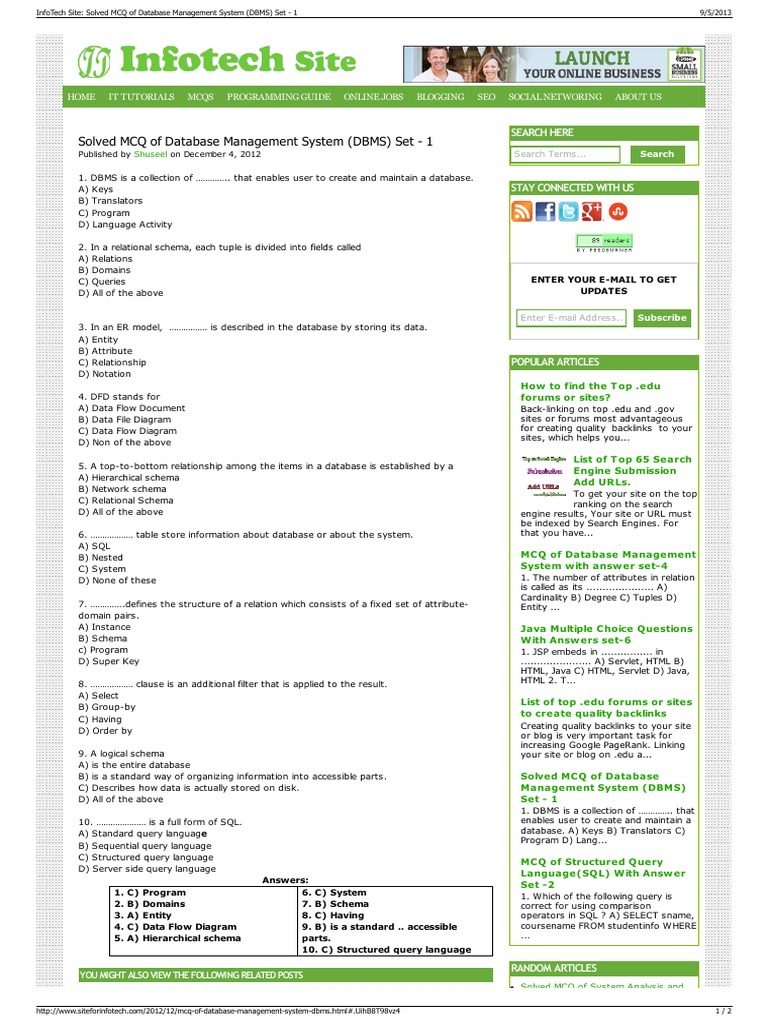 distributed database in dbms mcq