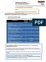 Requisitos Voluntariado