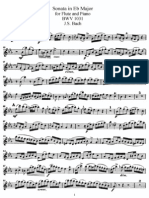 Sonata in Eb Major For Flute and Piano BWV 1031