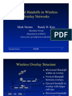 Vertical Handoffs in Wireless Overlay Networks: Mark Stemm Randy H. Katz