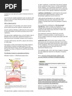 Glomerular Filtration: Membrane, Which Consists of A Meshwork of